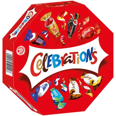 Zdjęcie produktu dla Praliny czekoladowe Celebrations 8 pysznych smaków pudełko upominkowe 269g