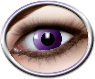 Image de Lentilles de contact colorées naturelles 3 mois, 2 pièces, violet gothique