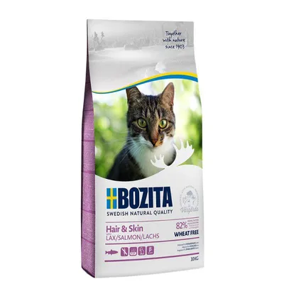 Produktbild von Bozita - Trockenfutter Katze - Hair & Skin Wheat free mit Lachs - 10 kg