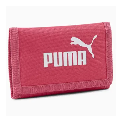 A pink Puma wallet is shown against a white background.