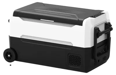 Produktbild von Tragbarer Kühlschrank, Effiziente Kompressorkühlung, Vielseitige Stromoptionen, 35L 72.6x39x37CM