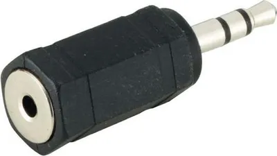 Immagine prodotto di Microconnect 3,5 mm/2,5 mm M/F 2,5 mm nero - Adattatore per cavo (3,5 mm, 2,5 mm, maschio/femmina, nero)