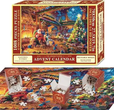 Produktbild von Puzzle Adventskalender für Erwachsene und Kinder