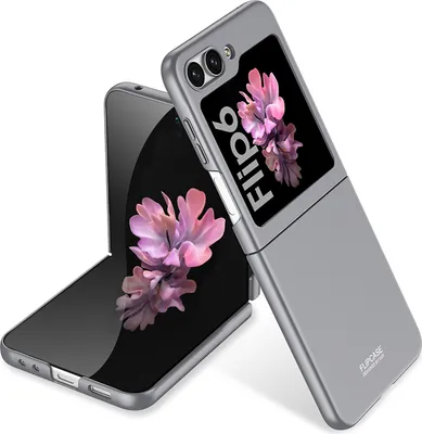 Obrázek produktu pro Pouzdro pro Samsung Galaxy Z Flip 6 / Z Flip 7 FE, Tenké matné tvrdého PC pouzdro, odolné proti otiskům prstů šedé