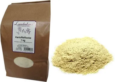 Produktbild von Lunderland Kartoffelflocke 1kg BARF gegart und geflockt