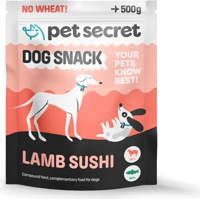 Zdjęcie produktu dla Treserki przysmaki smaczki dla psa sushi jagnięcina 500 g