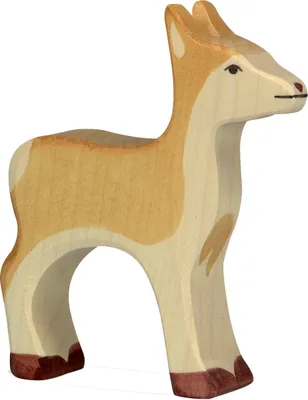 Produktbild von Reh Waldtier Holzfigur Holzspielzeug von Holztiger