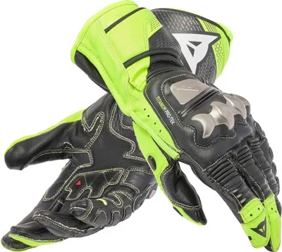 Produktbild von Dainese Full Metal 7 Motorrad Handschuhe, schwarz/gelb, L