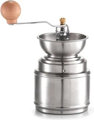 Obrázek produktu pro Kávomlýnek z nerezové oceli, stříbrný, 95 cm