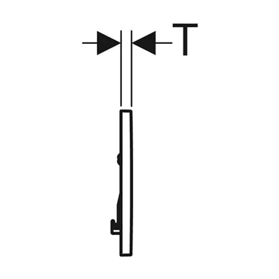 Produktbild von Geberit 115.893.KY.1, Spülplatte, Chrom, Geberit, 246 mm, 12 mm, 164 mm