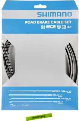 Image de Jeu de câbles de frein Shimano ROAD Freins avec bande réfléchissante maxxi4you