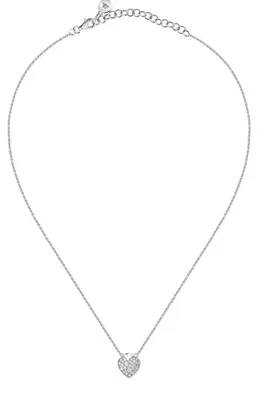 Produktbild von Zartes Stahlcollier Herz mit Kristallen Istanti SAVZ14