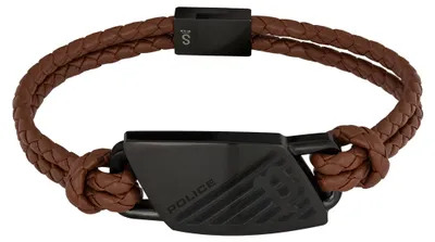 Produktbild von POLICE Armband Herren Leder Braun Magnetverschluss BRIADED PJ.26559BLB/02