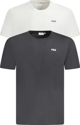 Produktbild von Herren Kurzarm T-Shirt Doppelpack Weiß/Schwarz aus Baumwolle