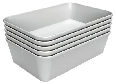 Obrázek produktu pro Sada 5 podnosů, 190 x 300 mm, bílá
