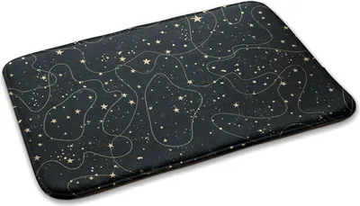 Produktbild von Kinderteppich Schlafzimmer Modern - 90 cm x 60 cm - Sterne Und Linien