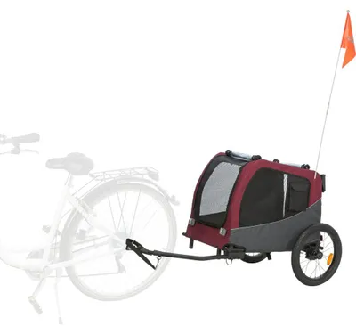 Produktbild von TRIXIE Fahrradanhänger für Hunde - 66 × 74 × 76/136 cm