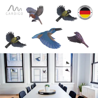 Produktbild von Gardigo Vogelabwehr Vogelaufkleber Vogelschreck
