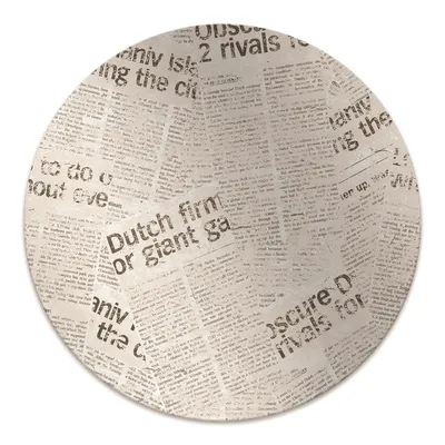 Produktbild von Rundmatte - Stuhlunterlage Bürostuhlunterlage - Rund Ø 100 cm - Bodenmatte - Fußmatte - Weinlesezeitungen.