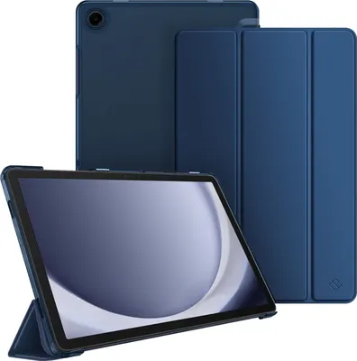 Produktbild von Fintie Hülle für Samsung Galaxy Tab A11+ Plus 11" 2025 / Tab A9+ Plus 11 Zoll 2023 Tablet, Ultradünn Schutzhülle mit Translucent Rückseite Cover, Dunkelblau