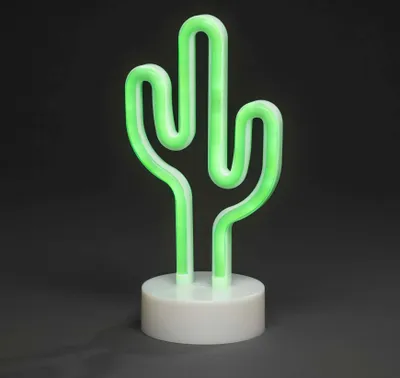 Produktbild von Konstsmide LED Schlauchsilhouette Kaktus, mit 6h Timer
