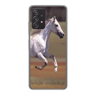 Produktbild von MuchoWow® Handyhülle Schutzhülle Hülle für Samsung Galaxy A33 5G Pferd - Licht - Gras Silikon Softcase Handy Hülle - Kartenhalter