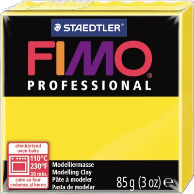 Produktbild von Staedtler FIMO 8004-100, Knetmasse, Gelb, 1 Stück(e), 1 Farben, 110 °C, 30 min