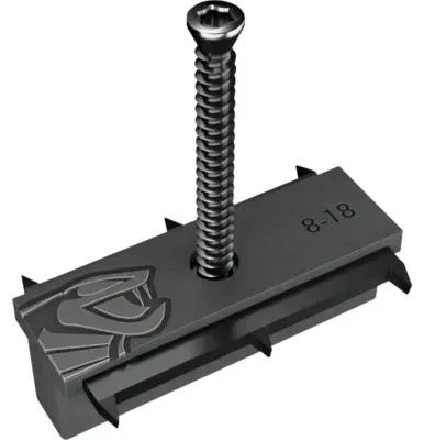 Produktbild von WPC Montageclipset 90 Clips + Schrauben Edelstahl A4 I-Stern 4,2 x 27 mm