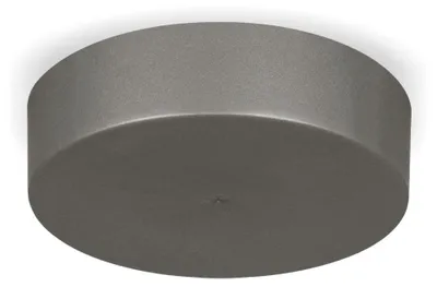 Produktbild von Abdeckkappe / Baldachin Zipdesign Medium mit 0-7 Lampenpendel Ø 120 mm, Höhe 30 mm | silber RAL 9007 matt