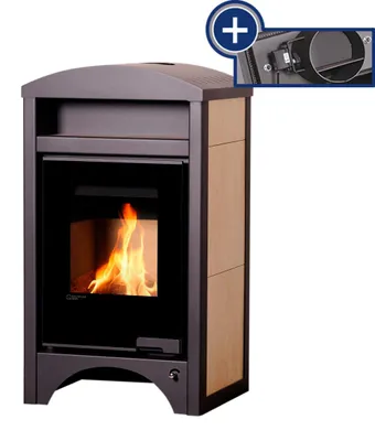 Zdjęcie produktu dla HS FLAMINGO wkład kominkowy AQUAFLAM VARIO BARMA 11/7 kW - klon - sterowanie elektroniczne