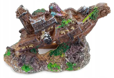 Produktbild von Happet 409E Schiff Aquariumdekoration 10 cm