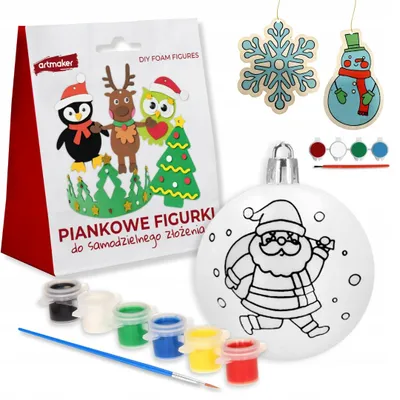 Produktbild von Artmaker Weihnachts-Kreativset Nikolaus Geschenk für Kinder