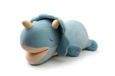 Produktbild von Plüschtier Dinosaurier 50 cm Blau – Großes Kuscheltier aus weichem Plüsch