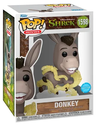 Immagine prodotto di Funko Pop! Shrek - Figurki Donkey z serii limitowanej - Oficjalny produkt premium