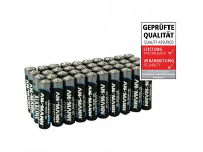 Image de Pile Ansmann RED Alkaline Micro LR03 1,5 V, 1 x = 1 boîte de 40 pièces