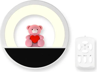 Obrázek produktu pro Noční světlo LED, bez videoblesku, tři nastavitelné teploty barev, nastavitelný jas, s dálkovým ovládáním, baterie 200 mAh