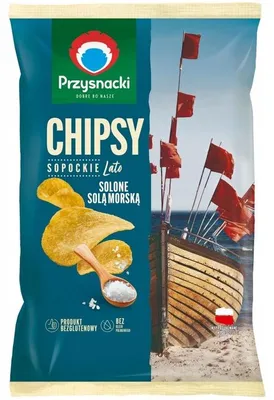 Produktbild von Przysnacki Chips gesalzen mit Meersalz 130 g