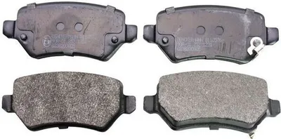 Produktbild von DENCKERMANN B110576 Bremsbeläge Satz Hinten Bremsklötze für OPEL ZAFIRA B (A05) Meriva A (X03) Astra H Caravan (A04) Astra H Schrägheck (A04)