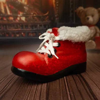 Zdjęcie produktu dla Figurka dekoracyjna but czerwony 11,2 cm Solis Decor