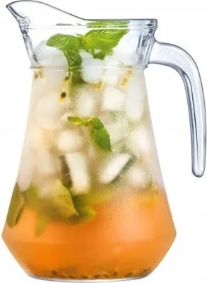Produktbild von Klassischer Glaskrug für Limonade, Wasser, Kaltgetränke 1,3 L CHOMIK