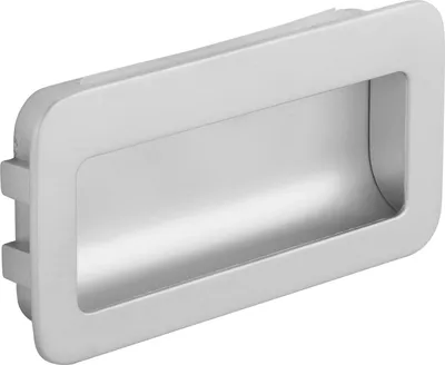 Produktbild von Muschelgriff Atauro Breite 110 mm, Einlassmaß 103 x 49 mm, ZN verchromt matt