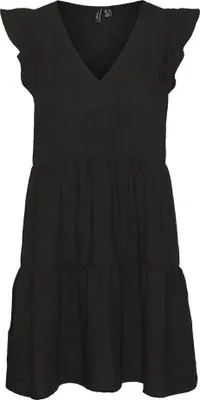 Image de Vero Moda Kita Robe midi sans manches Noir XS Femme Noir XS