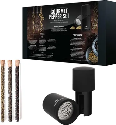Image de Microplane Moulin à Muscade Gourmet Set avec poivre