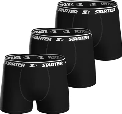 Produktbild von Starter Herren Boxer Basic 3-Pack BLK - Größe L