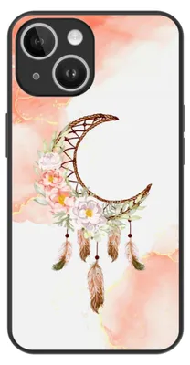 Image de 1001Coques - Coque renforcée compatible avec Apple iPhone 14 - Design dreamcatcher lune - TPU + dos métal sublimé antichoc