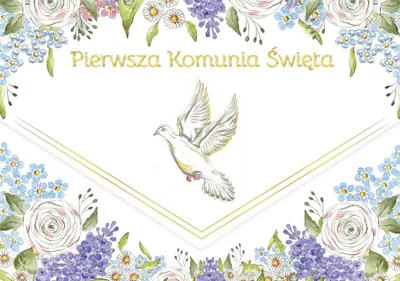 Immagine prodotto di Karnet Komunia Gołąb Majowy