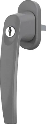 Produktbild von Fenstergriff Rasterolive Alu abschliessbar Kinderschutz Fensterklinke Titan