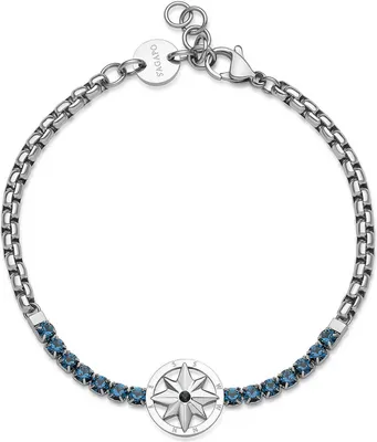 Produktbild von Herren-Stahlarmband Compass mit Zirkon Nautika SNK17