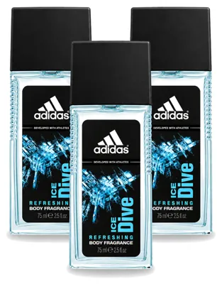 Zdjęcie produktu dla 3 sztuki sprayu Adidas Ice Dive - 75 ml - zestaw ekonomiczny
