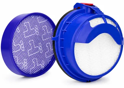 2 Filter-Set für Dyson DC25/DC25i, waschbarer Vorfilter + HEPA